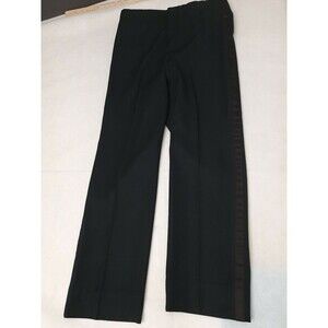 Demoulin Bros. black dress pants 32x 30 mens polyester concert made in USA